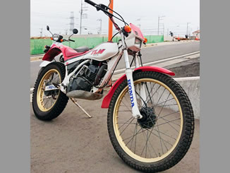 川越市で無料で引き取り処分と廃車をした200ccバイクのTLM200R