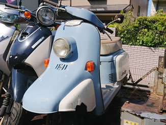 八千代市で無料で引き取り処分と廃車をした原付バイクのジュリオ