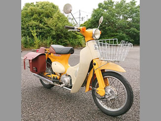 白井市で無料で引き取り処分と廃車をした原付バイクのホンダ リトルカブ